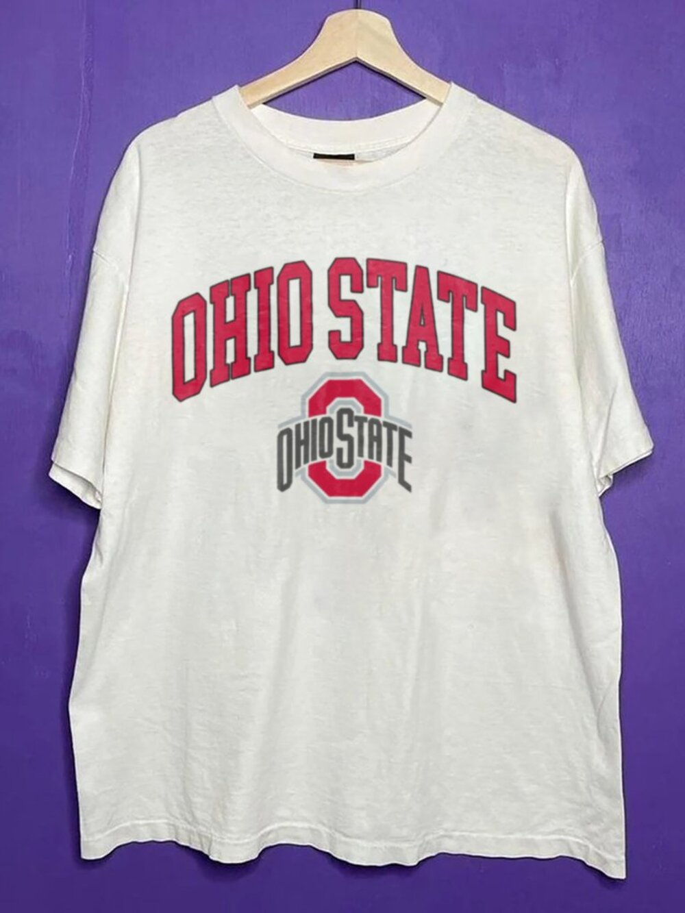 Vintage 90s Ohio State University Shirt, Ohio State Buckeyes Football Shirt Tee